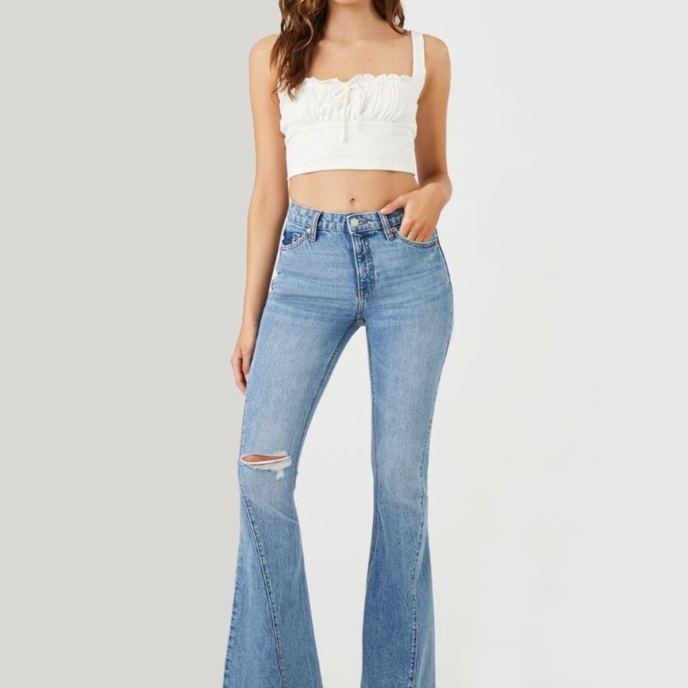Shirred Crop Top